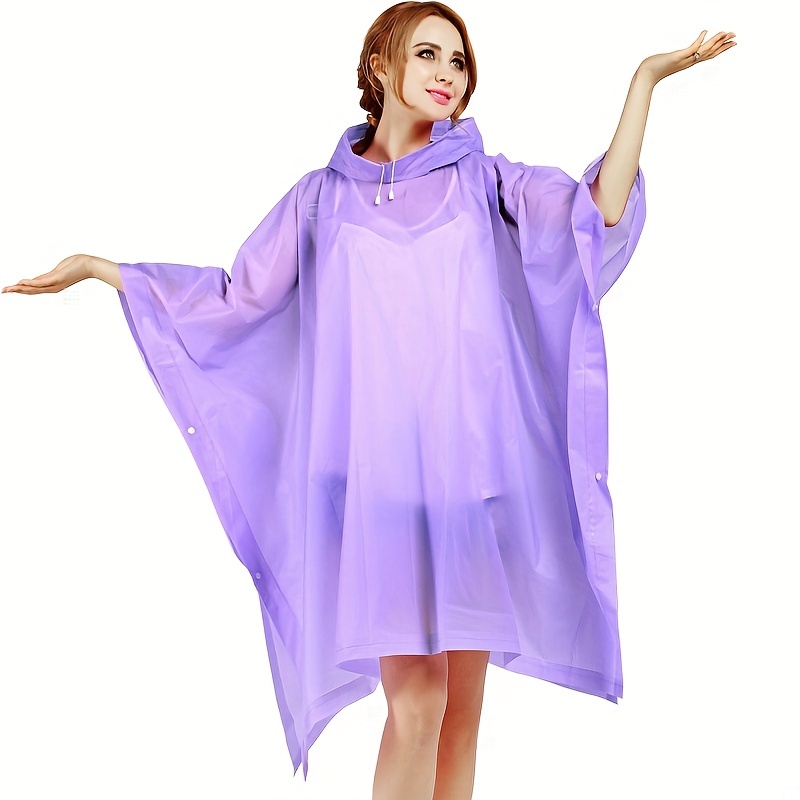 Camping Rain Poncho - Regenponchos für Erwachsene, Beutel zum Wandern,