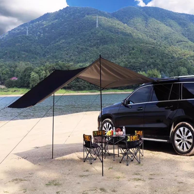 Outdoor Camping Van Tent - Einziehbare Auto-Seitenmarkise Wasserdichtes Sonnenschutzzelt für SUV,