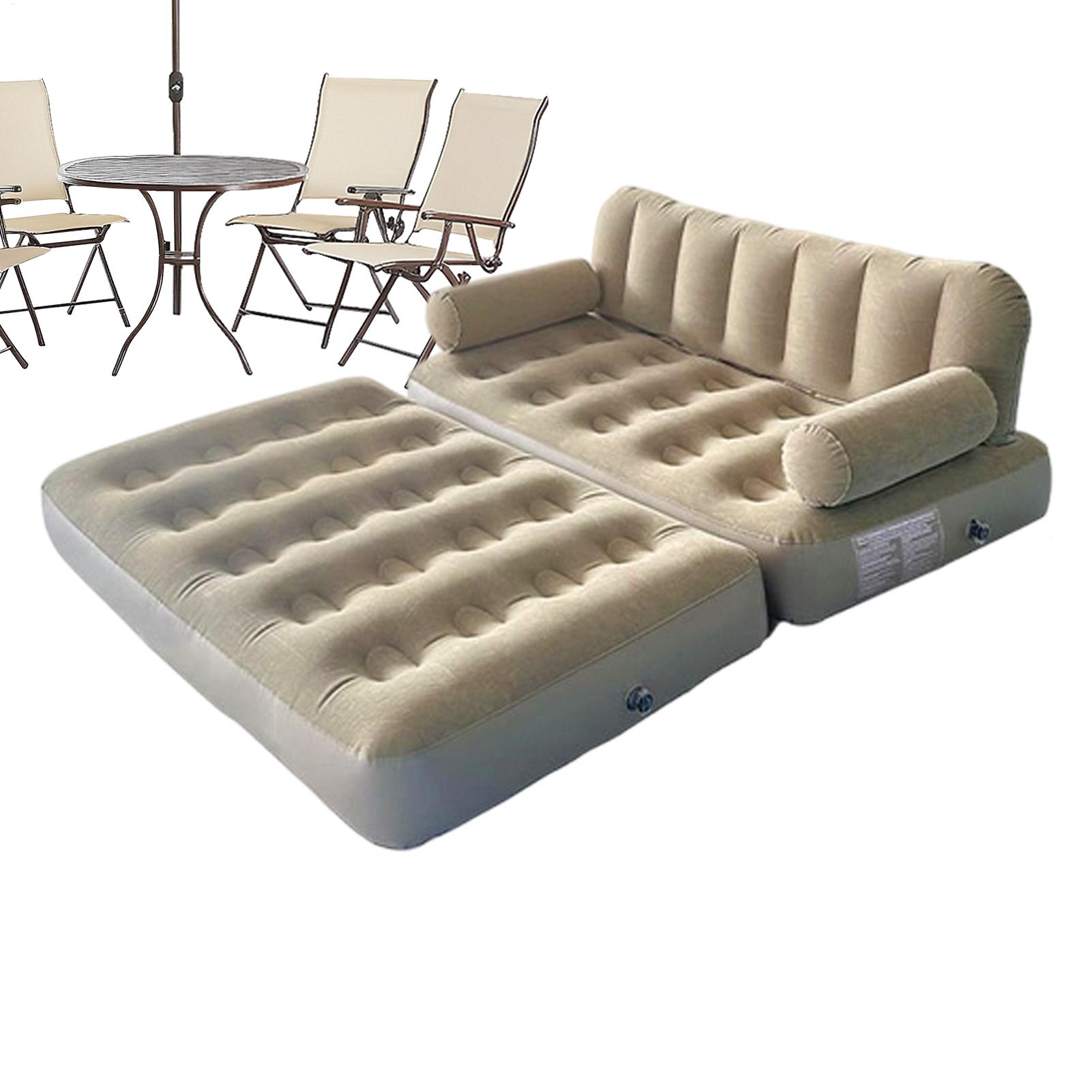 Bed Outdoor Camping - Luftsofa mit Luftpumpe, faltbares Bett, aufblasbare