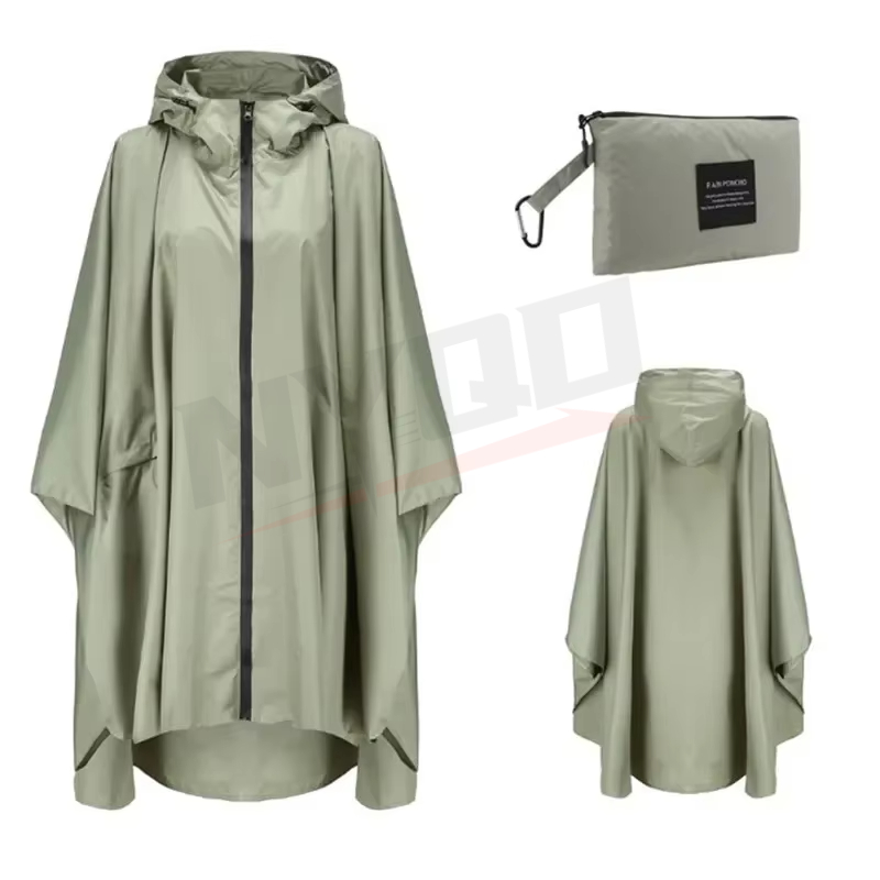 Camping Rain Poncho - Nylon Motorrad Erwachsene Regenmantel Frauen Männer