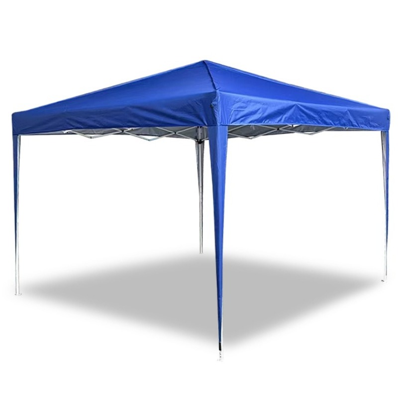 Outdoor Camping Exhibition - 3x3m Vierseitig Faltbares Pop-Up-Zelt, Outdoor-Sonnenschutz- und