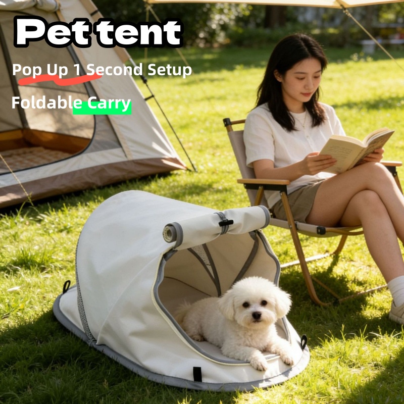 Tragbares Pop-Up-Hundezelt, So – Outdoor Camping Dog Bed Bewertung und Preis