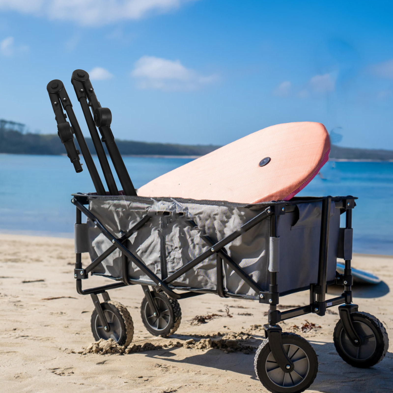 Faltbarer Wagen mit Schiebegri – Outdoor Camping Trolley Bewertung und Preis