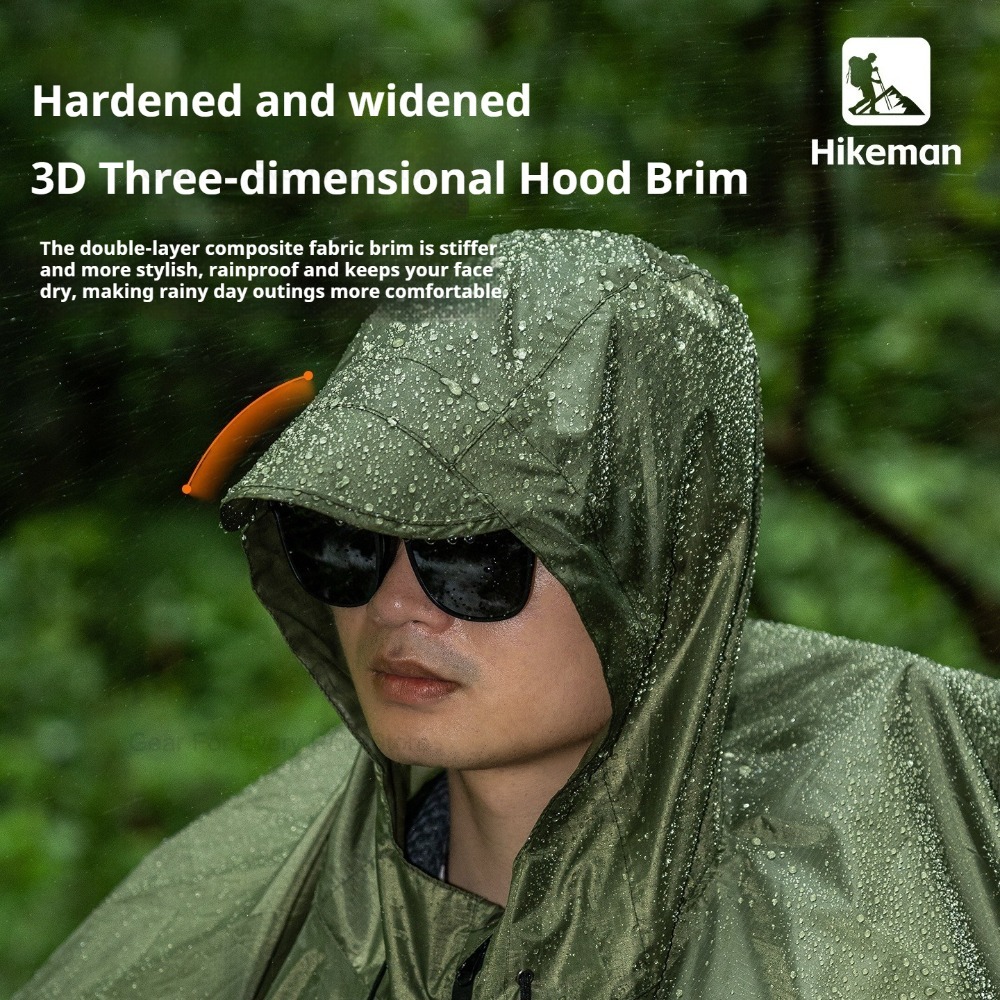 Ultraleichter Regenmantel mit  – Camping Rain Poncho Bewertung und Preis