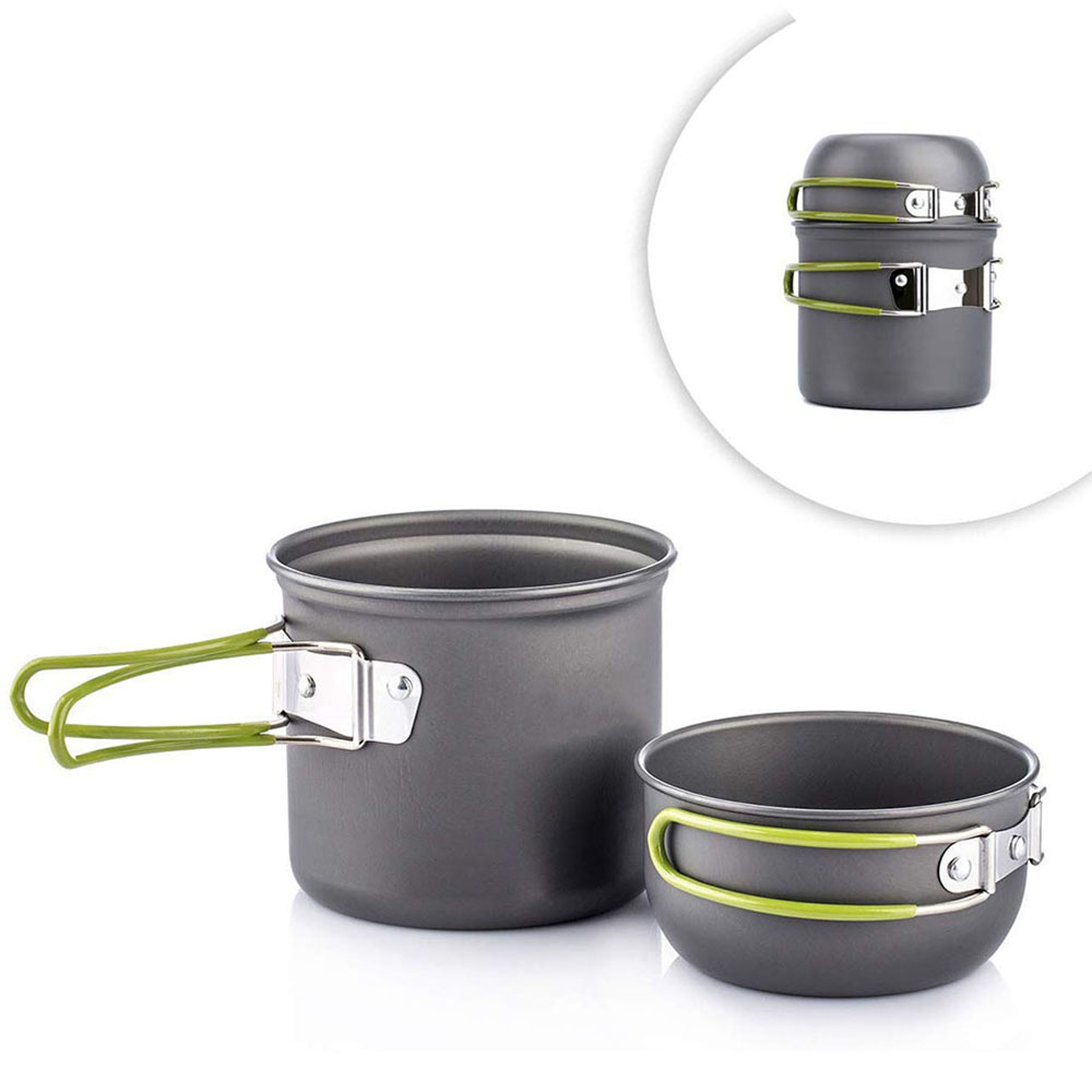 Ultraleichtes Camping-Töpfe-Ko – Outdoor Camping Dining Set Bewertung und Preis
