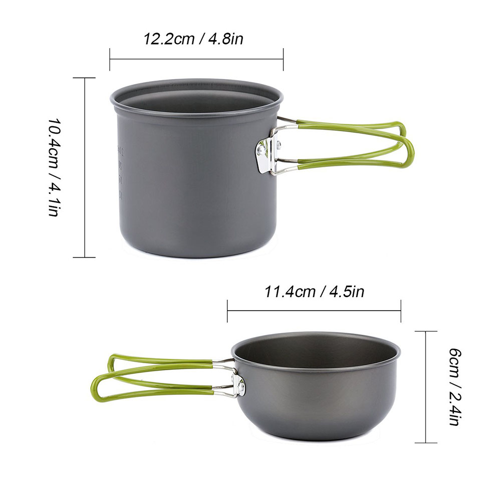 Ultraleichtes Camping-Töpfe-Ko – Outdoor Camping Dining Set Bewertung und Preis