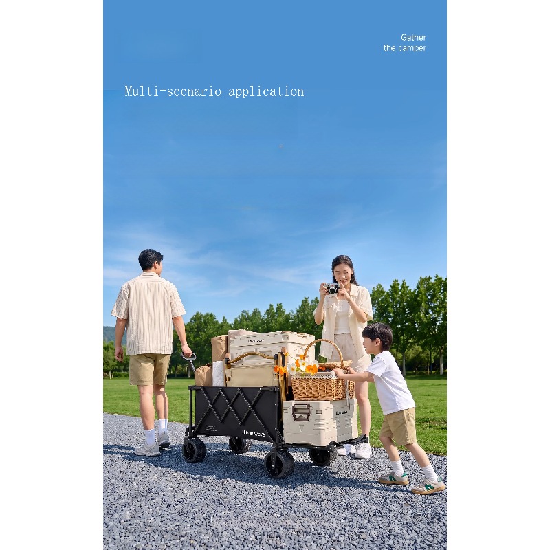 Faltbarer Campingwagen, zusamm – Outdoor Camping Trolley Bewertung und Preis