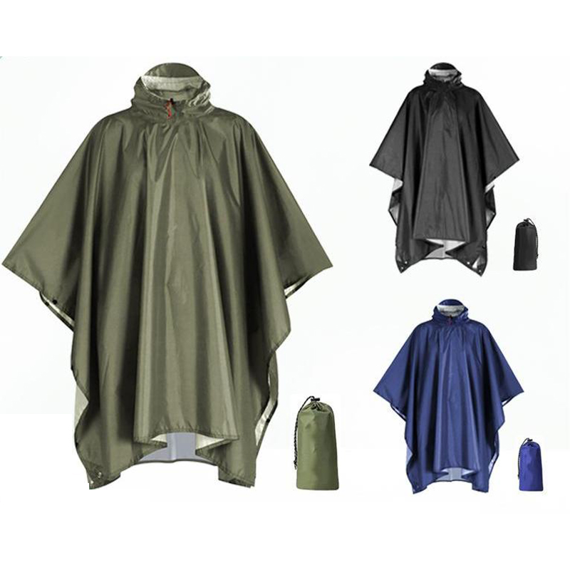 Robuster Regenponcho für Rucks – Camping Rain Poncho Bewertung und Preis