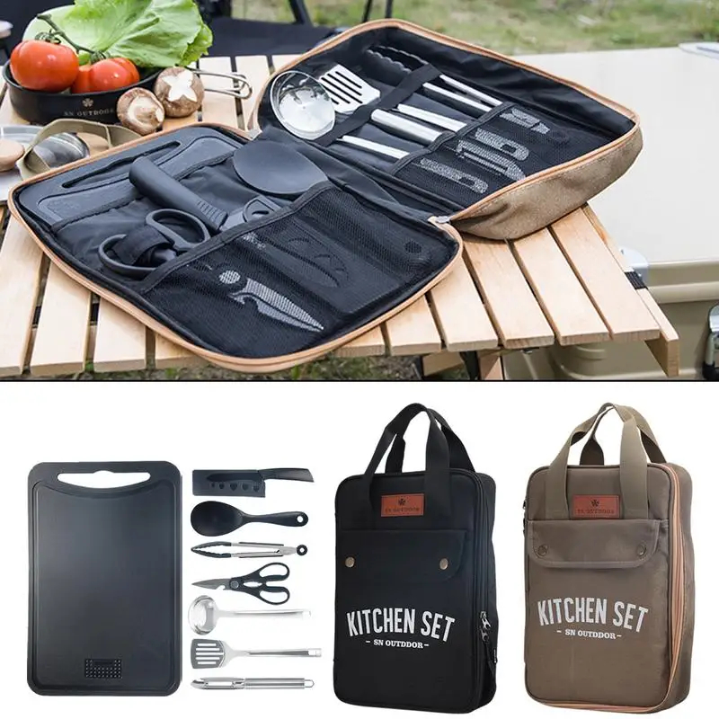 8-teiliges Camping-Küchen-Koch – Outdoor Camping Dining Set Bewertung und Preis