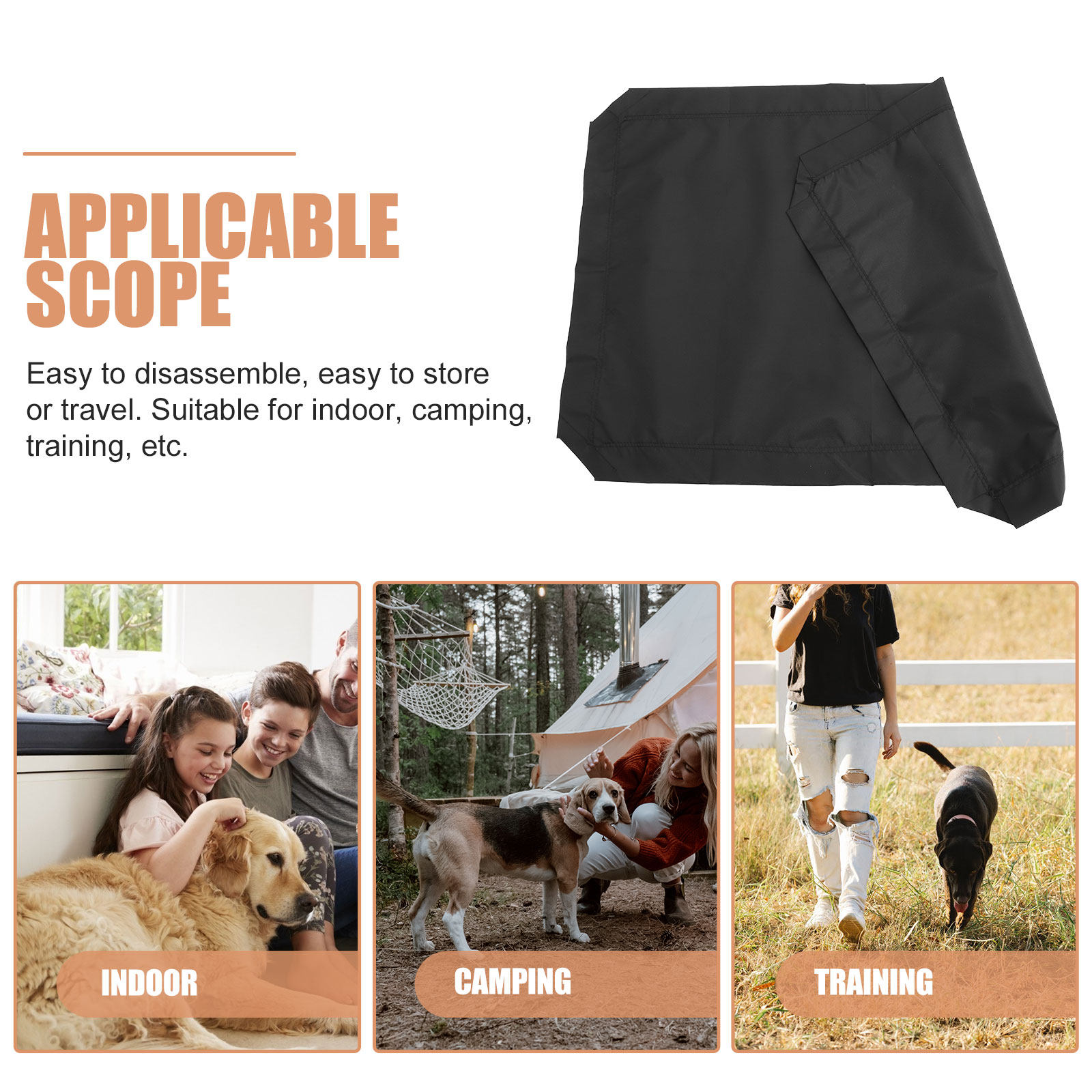 Abnehmbarer, erhöhter Hunde-Be – Outdoor Camping Dog Bed Bewertung und Preis