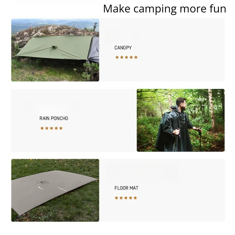 2026 Für Camping und Wandern 3 – Camping Rain Poncho Bewertung und Preis