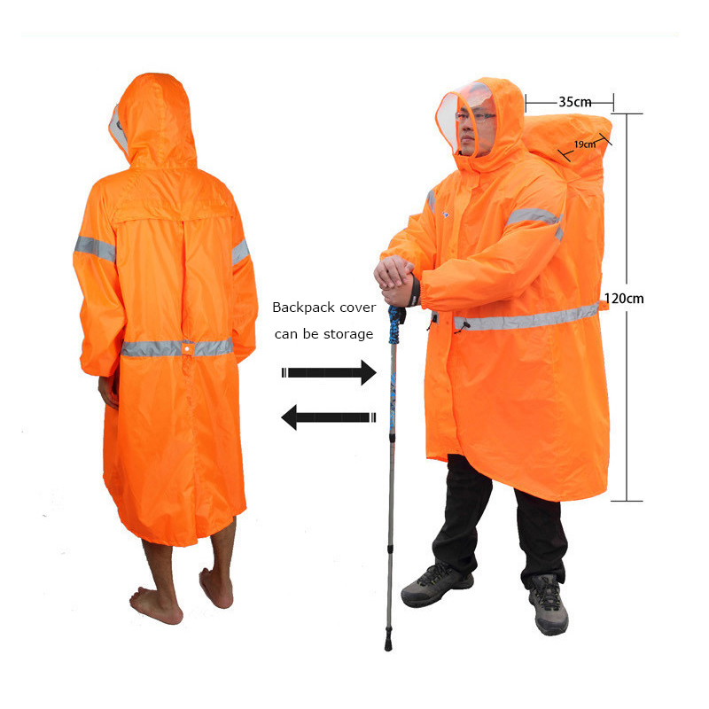 Unisex Reflektierender Outdoor – Camping Rain Poncho Bewertung und Preis