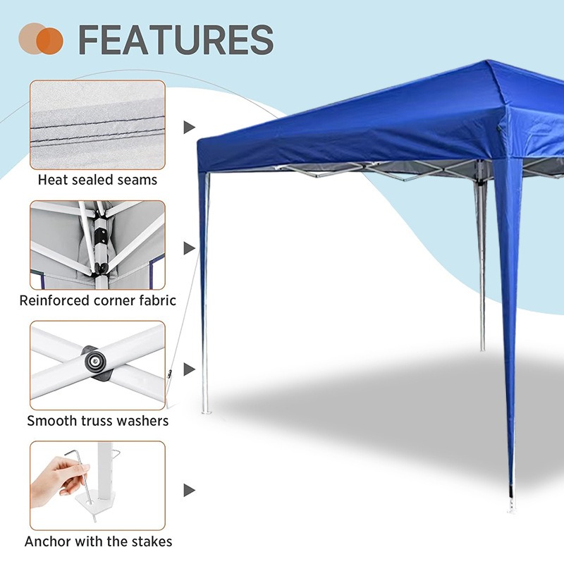 3x3m Vierseitig Faltbares Pop- – Outdoor Camping Exhibition Bewertung und Preis